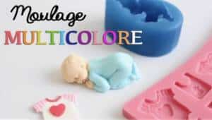 Moulage MULTICOLORE avec Moules en Silicone