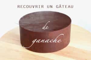 Ganacher un gâteau avec angles droits
