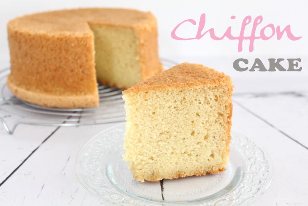 Recette gateau génoise Chiffon Cake - Dolce Dita Academy