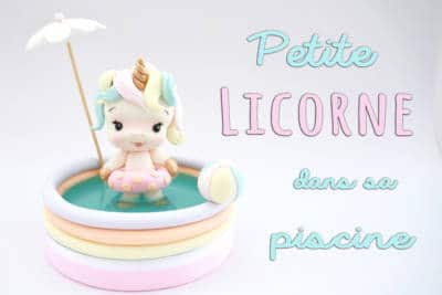 tuto Modelage licorne dans sa piscine