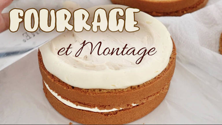 Leçon 5 : Fourrage et montage d’un gâteau haut