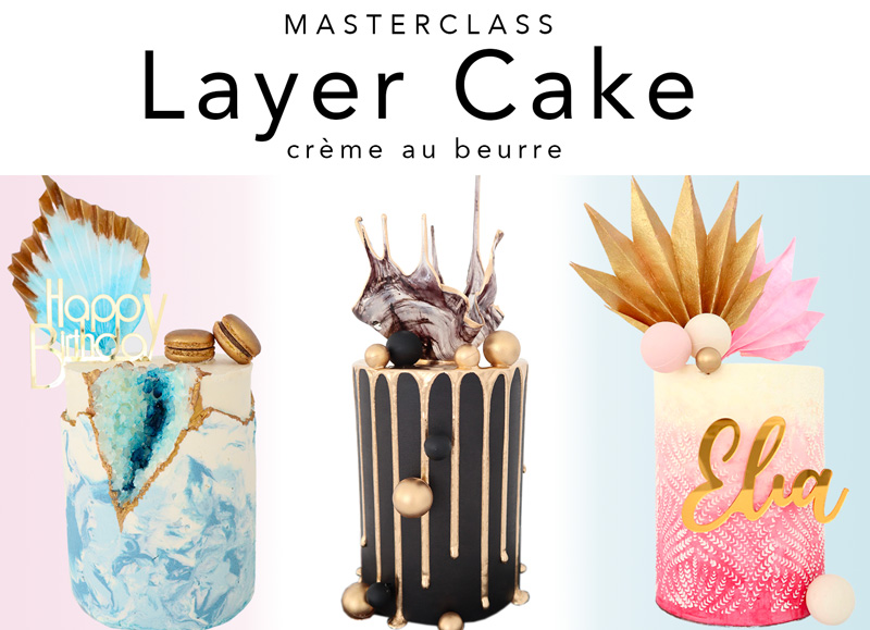 Layer cake à la crème au beurre