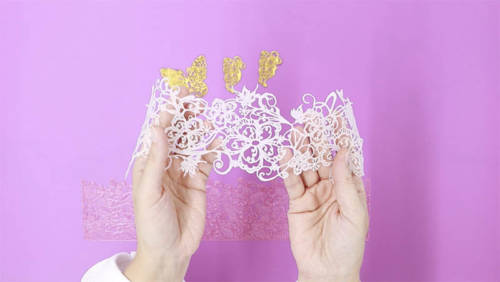 Dentelle Comestible 3 Ingrédients - Dolce Dita Academy
