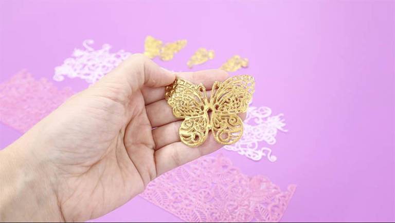 Dentelle Comestible 3 Ingrédients - Dolce Dita Academy
