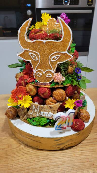 Gâteau d'une élève