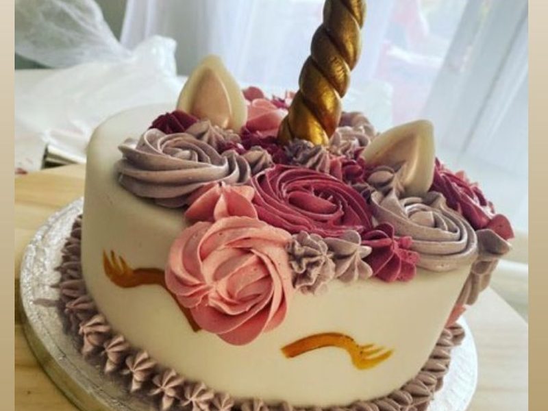 Gâteau licorne de Caroline
