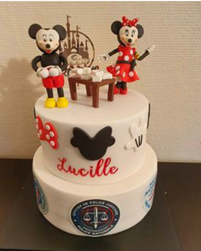 Gâteau Mickey fait par Lucy, élève du Niveau 1