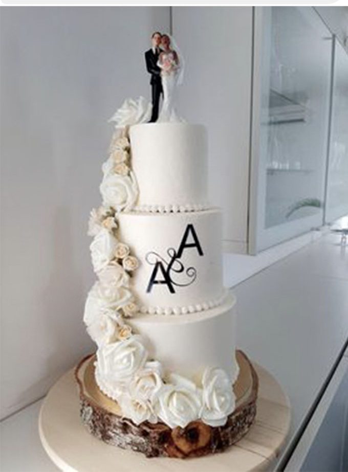 Pièce montée de mariage faite par une élève